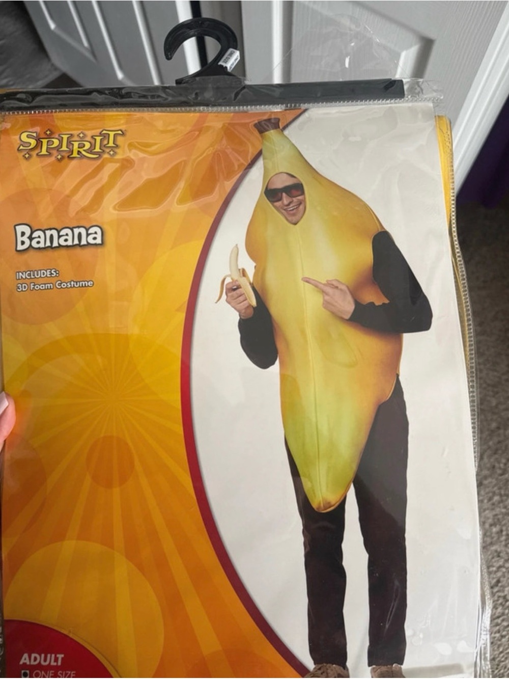 Spirit Yellow Banana Costume - Picture 1 of 2